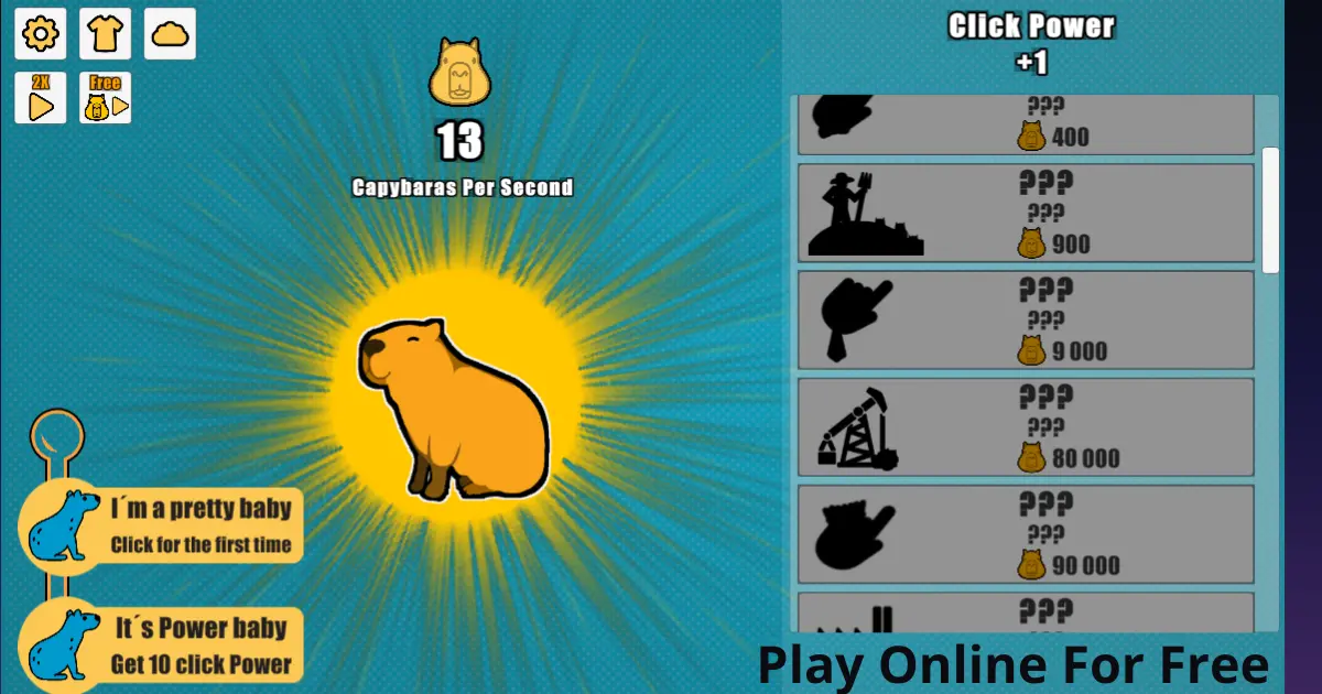 Capybara Clicker 2