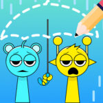 draw one part brain puzzle